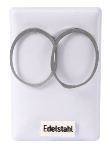 Adeliás Damen Ohrringe – Ohrstecker aus Edelstahl in silber