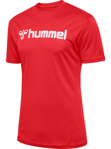 Hummel T-Shirt "Hmllogo Jersey S/S" in Rot