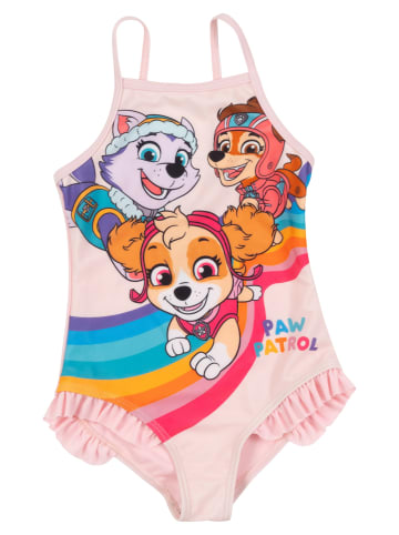 Paw Patrol Paw Patrol Badeanzug mit Rüschen Schwimmanzug Einteiler in rosa