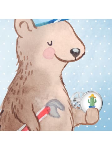 Mr. & Mrs. Panda abfluss stöpsel Kaktus Hut ohne Spruch in Weiß