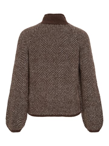 Vila Strickpullover in Coffee Bean
