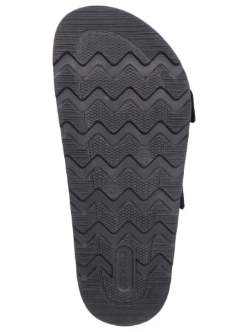 rieker Pantoletten Lifestyle in Schwarz