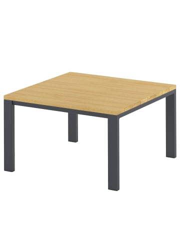 home24 Loungetisch Aviel in Grau / Braun