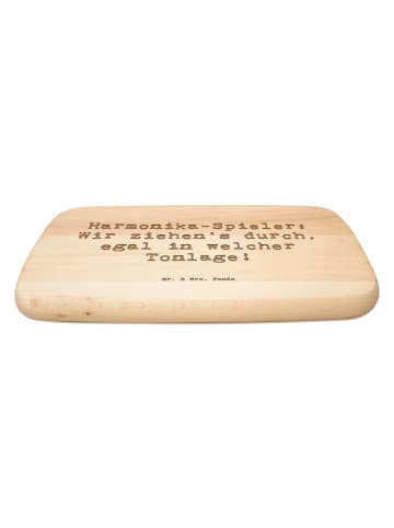 Mr. & Mrs. Panda Holzbrett Spruch Harmonika Spieler mit Spruch in Transparent