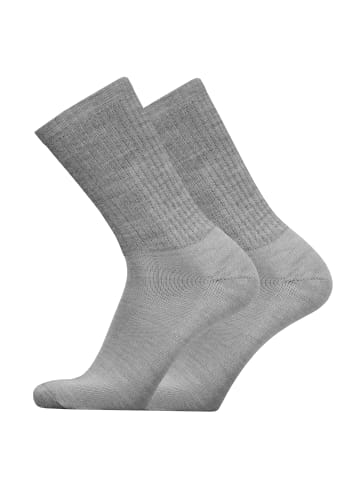 UphillSport Socken 'MERINO SPORT' 2er Pack in Light Grey