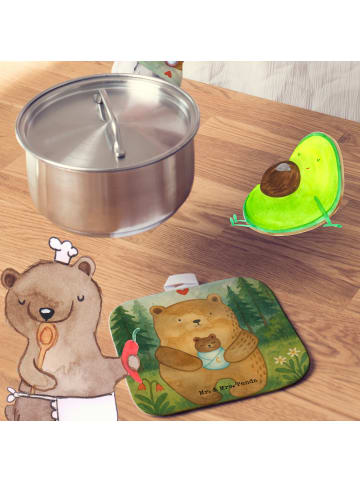 Mr. & Mrs. Panda Topflappen Bär Baby Design ohne Spruch in Weiß