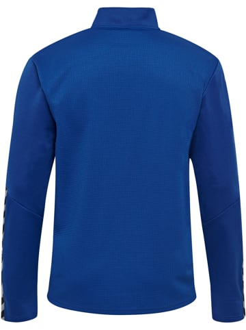 Hummel Halbreißverschluss Sweatshirt Hmlauthentic Kinder in TRUE BLUE