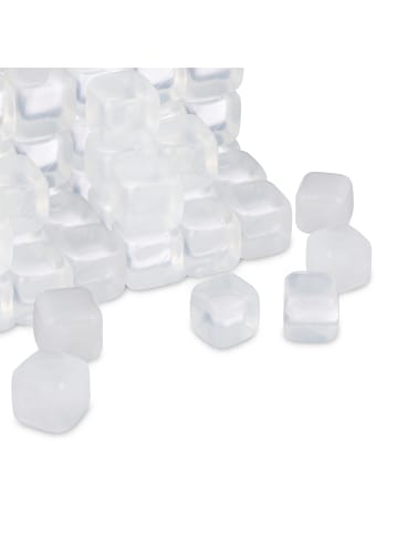 relaxdays 24x Dauereiswürfel in Transparent