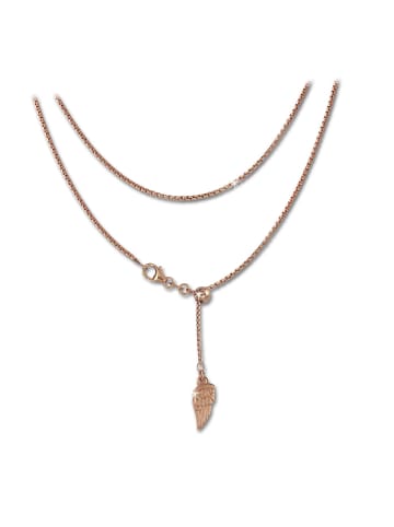 SilberDream 925 Silber, vergoldet (Roségold 333) Damen SilberDream Kette Flügel  ca. 45cm