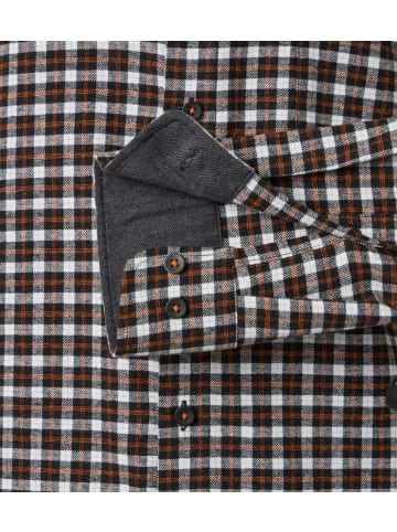 Redmond Langarm-Hemd in schwarz