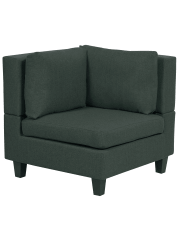 Beliani Sofaelement UNSTAD in Grün/Schwarz - (W) 76 x (H) 72 x (L) 76 cm