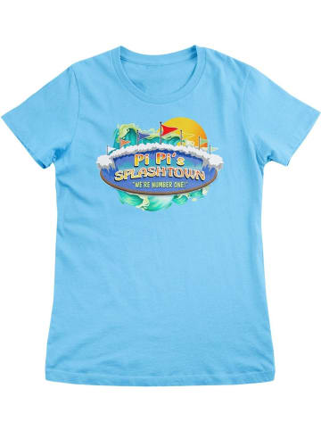 South Park Shirt "Pi Pi's Splashtown Girly Tee" in Blau
