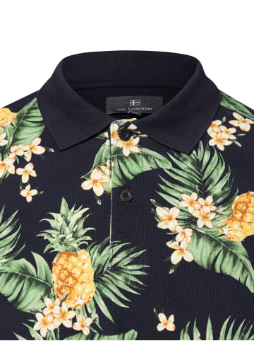 Nils Sundström Poloshirt in marine grün