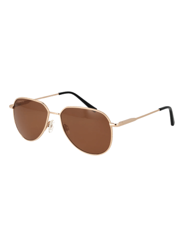 Serengeti Unisex Sonnenbrillen Aviator Roségold
