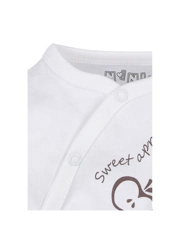 Nini Langarmbody Sweets Apples in weiss