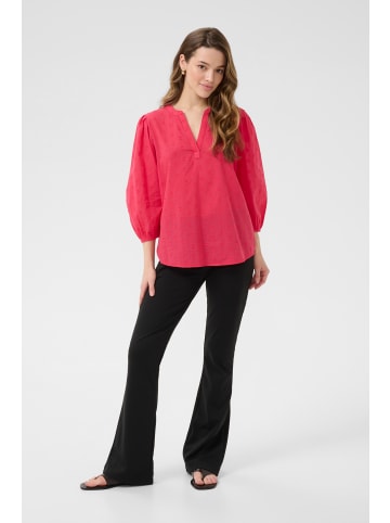 Kaffe Langarm-Bluse KAjollia Regular fit in Raspberry