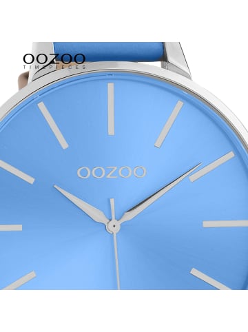 Oozoo Armbanduhr Oozoo Timepieces blau extra groß (ca. 48mm)