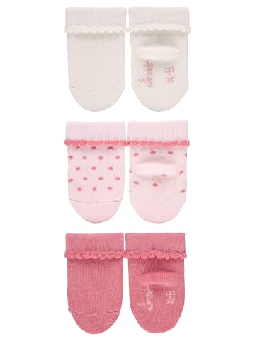 Sterntaler GOTS Baby-Socken Punkte, 3er-Pack in ecru