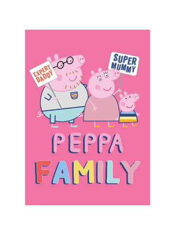 Peppa Pig Fleecedecke 100x140cm Family