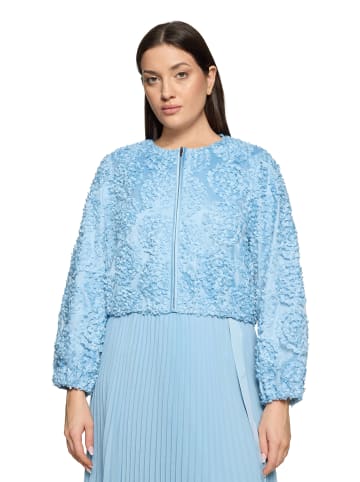 Vera Mont Bomberjacke mit Reißverschluss in Soft Sky