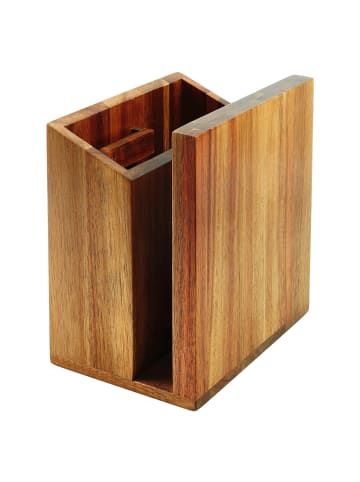 relaxdays Messerblock in Braun - (B)19 x (H)21,5 x (T)13 cm