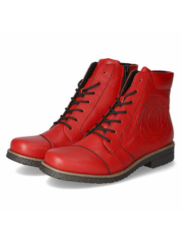 rieker Schnürstiefel in red