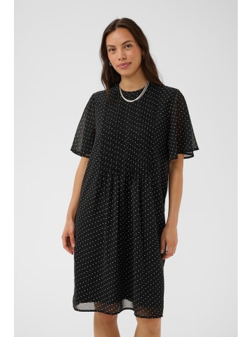 SAINT TROPEZ Kleid SabatinaSZ Gerade Passform in Black Turtledove Tiny Dots