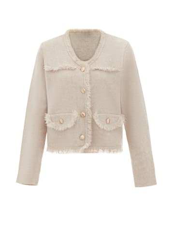 NAEMI Damen Strickjacke in Beige