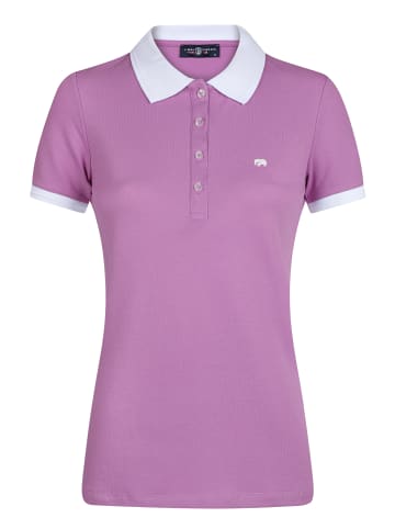 JIMMY SANDERS Polo Shirt Kurz Arm in lila