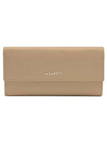 Lazarotti Bologna Leather Geldbörse Leder 19 cm in sand