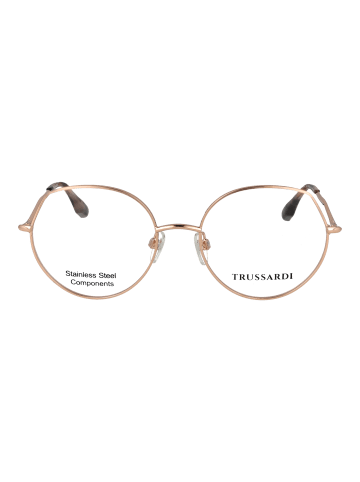 Trussardi Optische Fassungen Rund Rose Gold