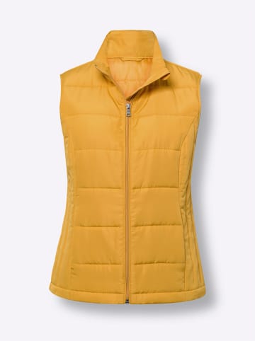 Sieh an! Steppweste in ocker