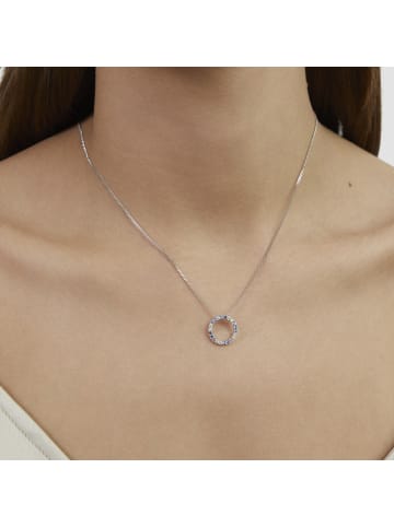 s.Oliver Halskette Rainbow Circle in silber