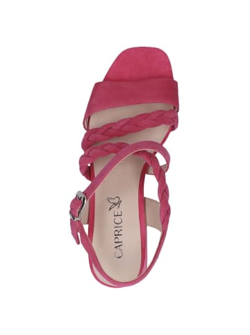 Caprice Sandalette in FUCHSIA SUEDE