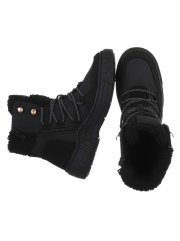 Ital-Design Stiefelette in Schwarz