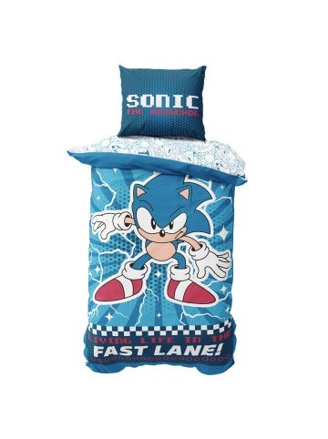 Sonic Bettwäsche-Set "Sonic the Hedgehog" in Blau