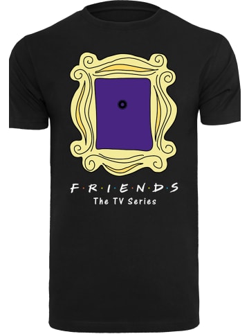 F4NT4STIC T-Shirt FRIENDS TV Serie Door Peephole BLK in schwarz