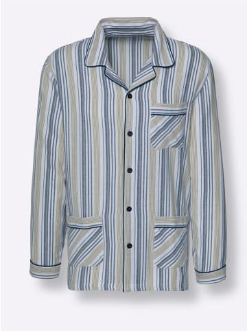 WITT WEIDEN Pyjama in blau-gestreift