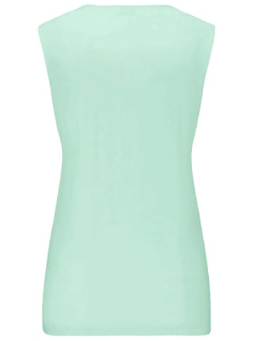 GOLDNER Kurzgröße:  Gepflegtes Top in formstabiler Ware in mintgrün
