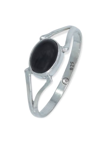 mantraroma 925er Silber - Ringe mit Onyx