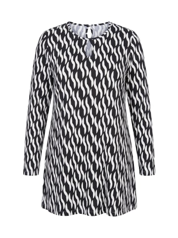 Ulla Popken Longshirt in schwarz