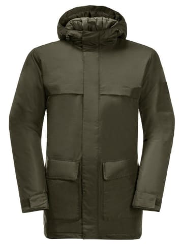 Jack Wolfskin Winter-Funktionsjacke WINTERLAGER PARKA in Grün