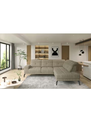 MF Design Neviro Recamiere Rechts in Braun -  (L) 200 x (B) 275 x (H) 98 cm