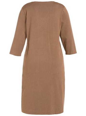 Ulla Popken Strickkleid in camel