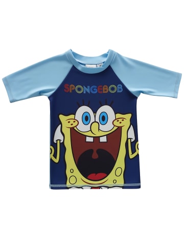 SpongeBob Spongebob Schwammkopf Schwimmset UV-Schutz 30 Badeanzug Zweiteiler in blau