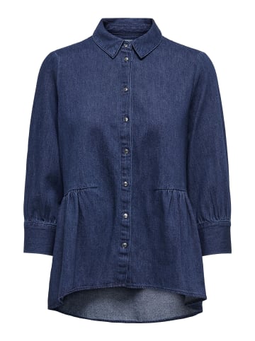 ONLY Jeanshemd in Dark Blue Denim