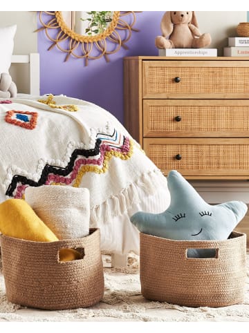 Beliani 2er-Set Korb CHINIOT in Beige