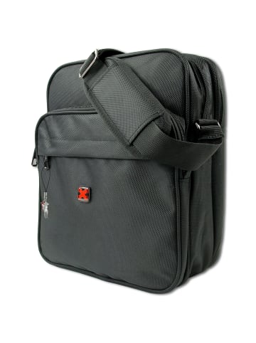 Travel n meet Travel N Meet Schultertasche Spinnstoff, Polyester schwarz ca. 28cm