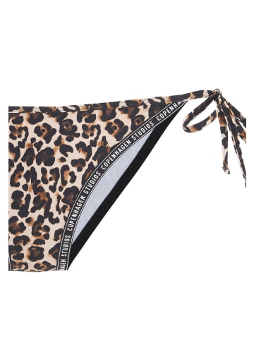 Copenhagen Studios Bikini-Hose in braun-bedruckt