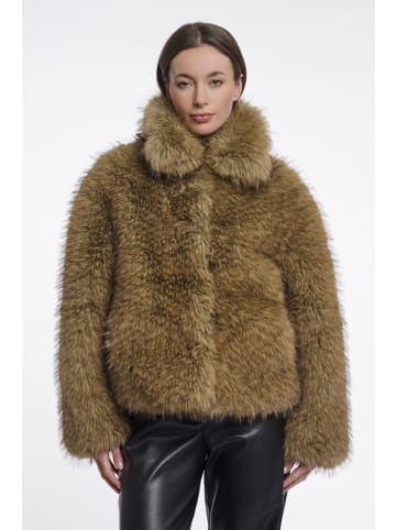 RINO&PELLE Kunstfelljacke Sonny in camel